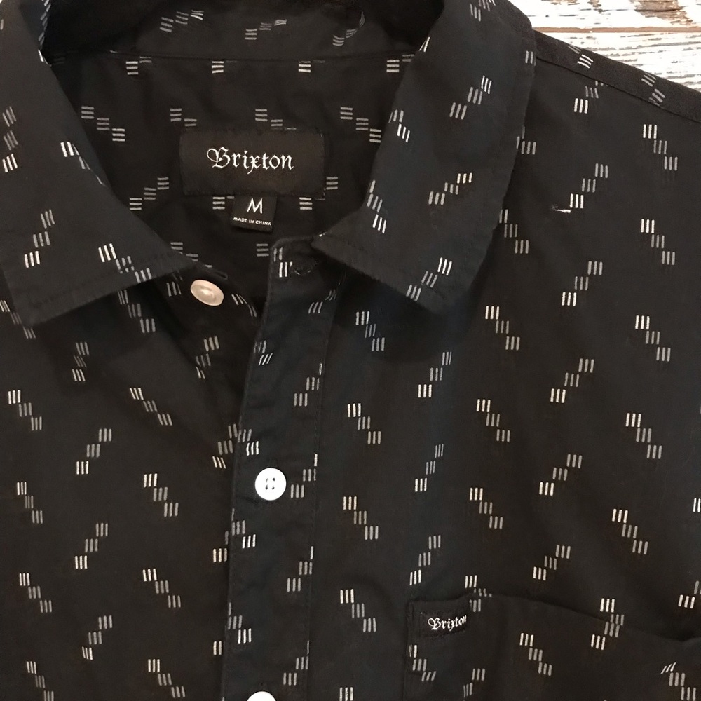 Brixton Short Sleeve Button Up Shirt (never worn)